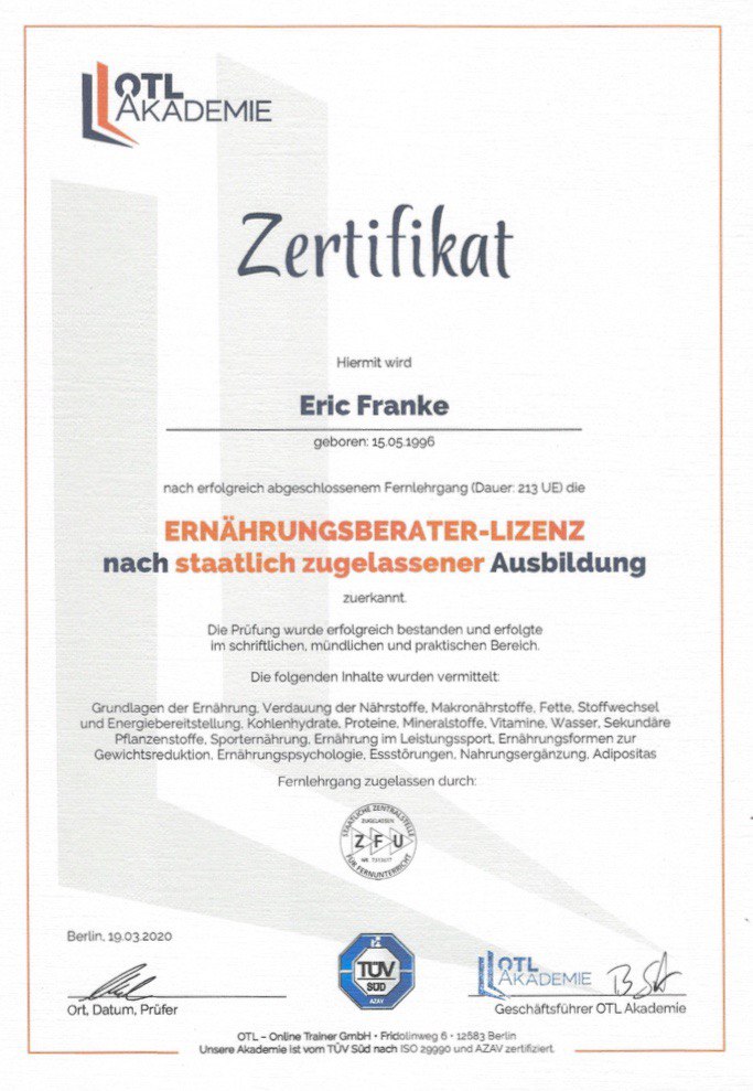 Ernaehrungsberaterlizenz